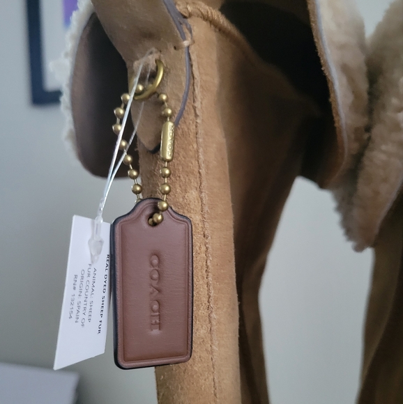 NWOT Coach Suede Janelle Boot - Picture 7 of 12